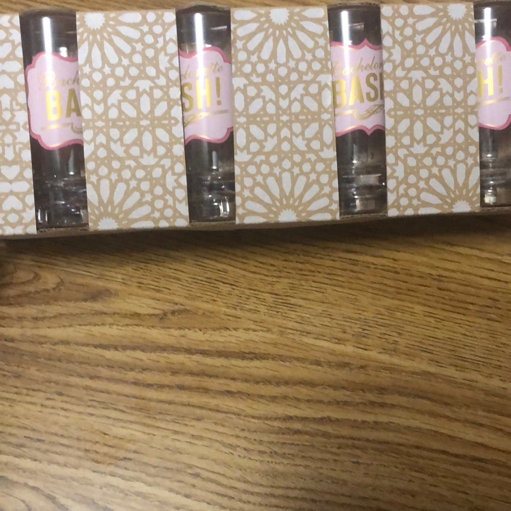 Bachelorette shot glasses total of 8 shot glasses